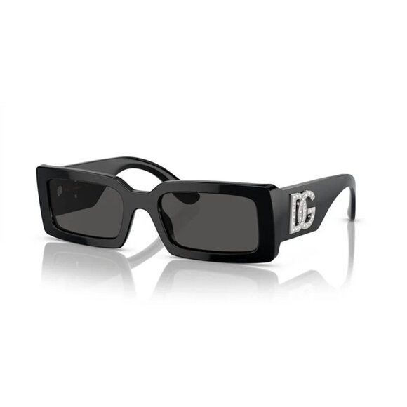 NEW DOLCE&GABBANA BLACK SUNGLASSES DOLCE&GABBANA - Picture 1 of 3